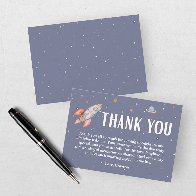 Invitation d'anniversaire pour garçon astronaute d (Créateur téléchargé)