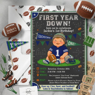 Invitation d'anniversaire pour la première année d