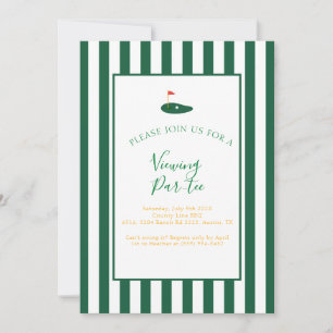 Invitation d'anniversaire pour la soirée de vision