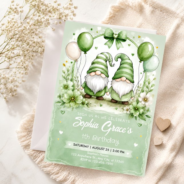 Invitation d'anniversaire pour le 1er anniversaire (Créateur téléchargé)