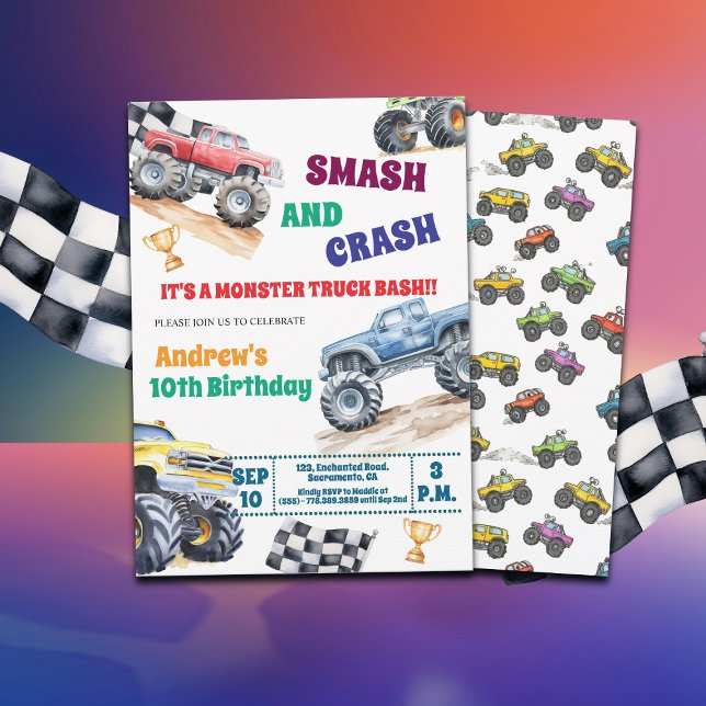 Invitation d'anniversaire pour les 10 ans de Fun M (Créateur téléchargé)