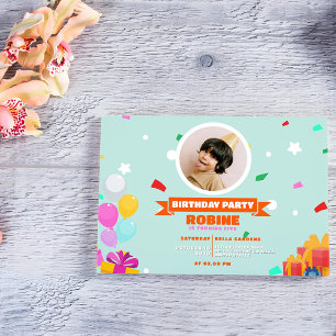 Invitation d'anniversaire pour les enfants