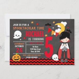 Invitation d'anniversaire pour les enfants d'Hallo