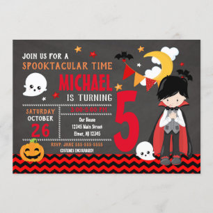 Invitation d'anniversaire pour les enfants d'Hallo