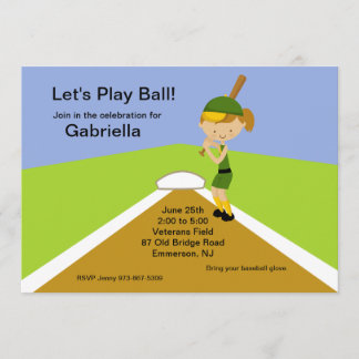 Invitation d'anniversaire pour les filles haïes Br