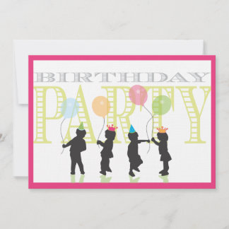 Invitation d'anniversaire pour les filles jumelles