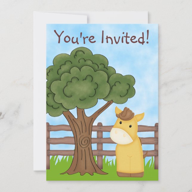 Invitation d'anniversaire pour les garçons (Devant)