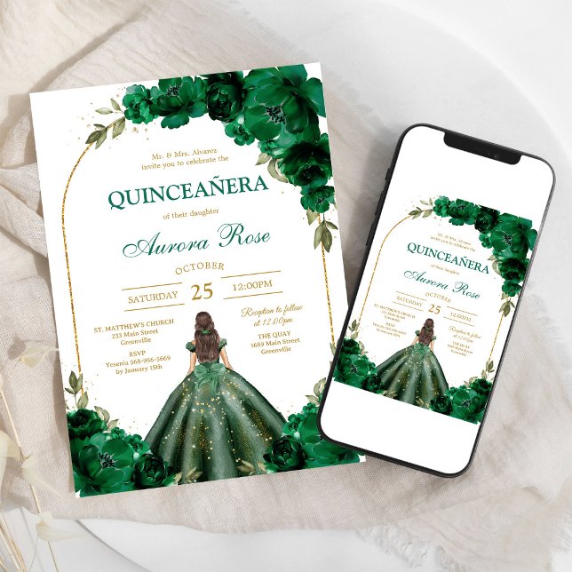 Invitation d'anniversaire pour les quinze ans de M (Créateur téléchargé)