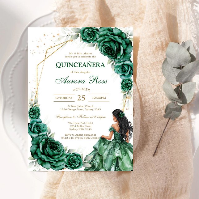 Invitation d'anniversaire pour les quinze ans de M (Créateur téléchargé)