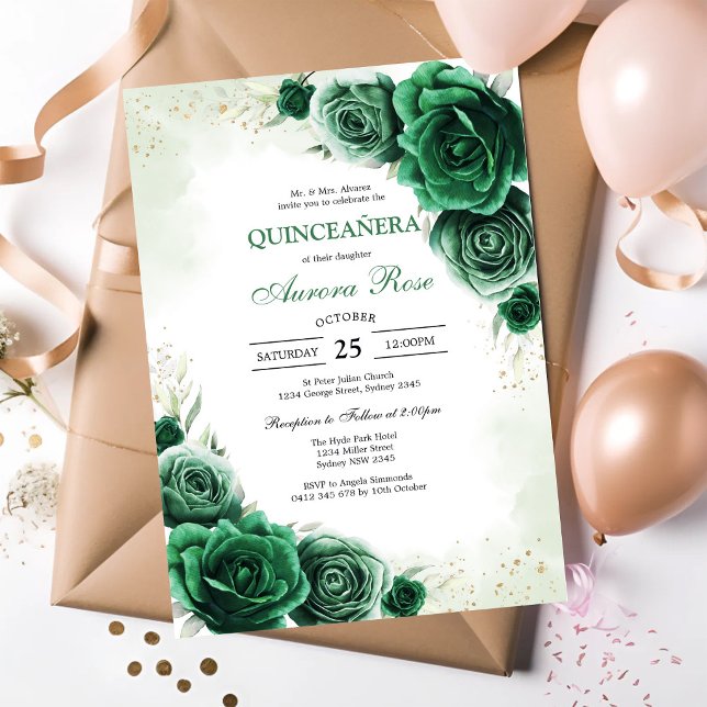 Invitation d'anniversaire pour les quinze ans de M (Créateur téléchargé)