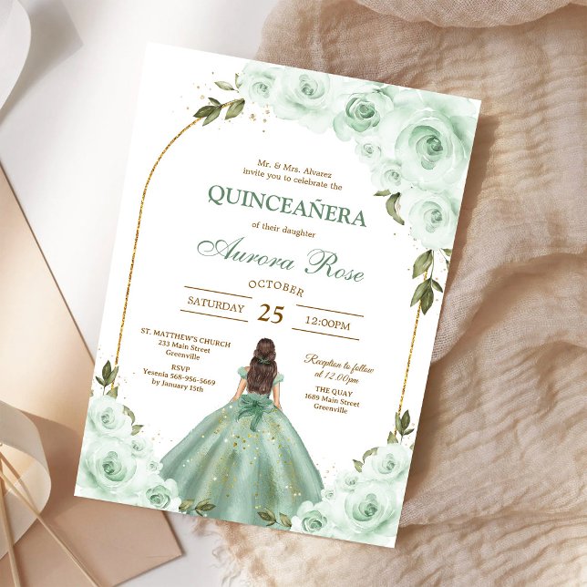 Invitation d'anniversaire pour les quinze ans de M (Créateur téléchargé)