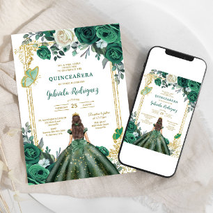 Invitation d'anniversaire pour les quinze ans de M