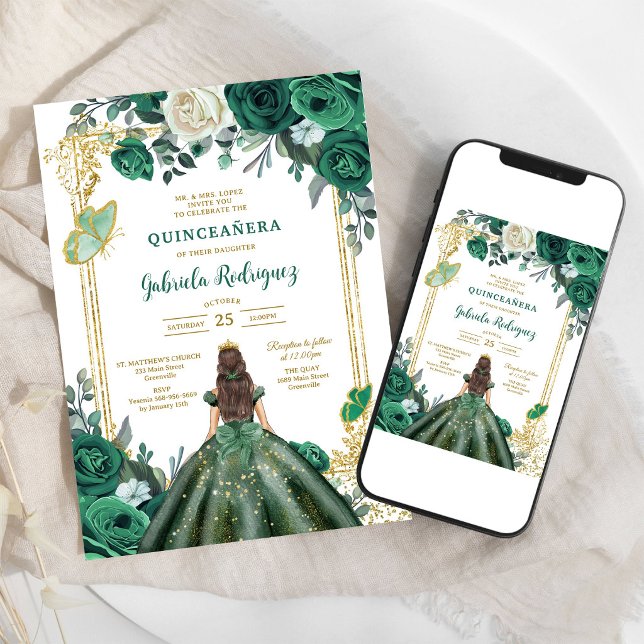 Invitation d'anniversaire pour les quinze ans de M (Créateur téléchargé)