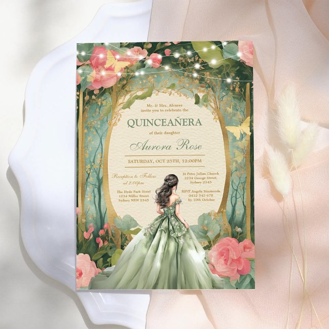 Invitation d'anniversaire pour les quinze ans de M (Créateur téléchargé)