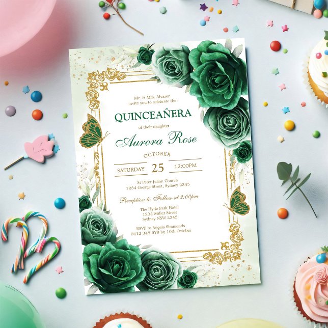 Invitation d'anniversaire pour les quinze ans de M (Créateur téléchargé)