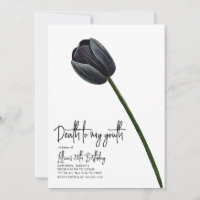 Invitation d'anniversaire pour mes 20 ans à oublie