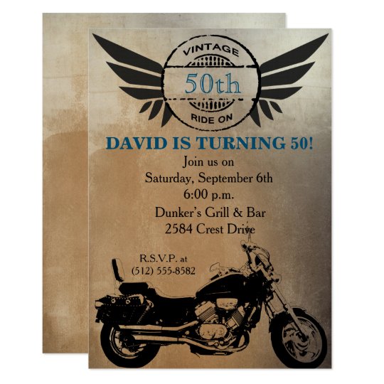 Invitation Anniversaire 30 Ans Moto