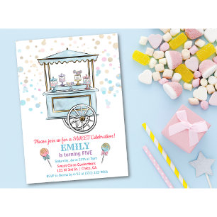 Invitation d'anniversaire pour tout âge - Douce bo