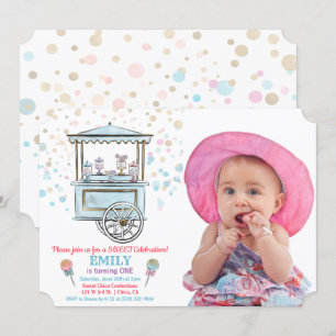 Invitation d'anniversaire pour tout âge - Douce bo