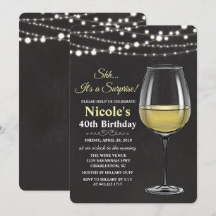 Invitation d'anniversaire pour tout âge - Guirland
