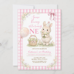 Invitation d'anniversaire pour un premier annivers