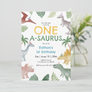 Invitation d'anniversaire pour un premier annivers
