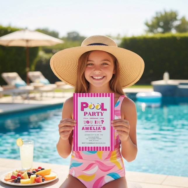 Invitation d'anniversaire pour une fête à thème pi (Créateur téléchargé)