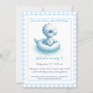 Invitation d'anniversaire pour une fête au bord de