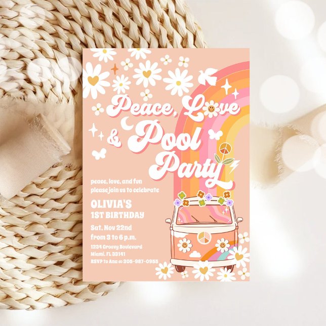 Invitation d'anniversaire pour une fête au bord de (Créateur téléchargé)