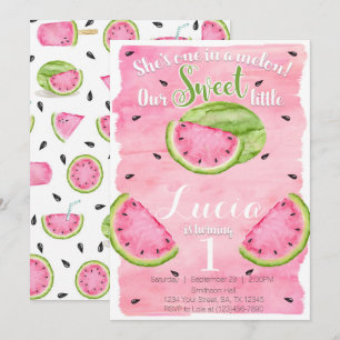 Invitation d'anniversaire pour une fête d'été à la