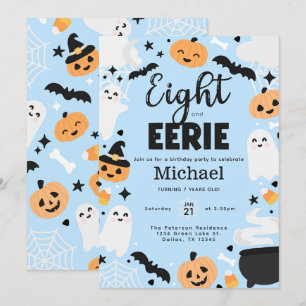 Invitation d'anniversaire pour une fête d'Hallowee
