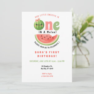 Invitation d'anniversaire pour une fille l'été pou