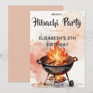 Invitation d'anniversaire pour une soirée de dîner