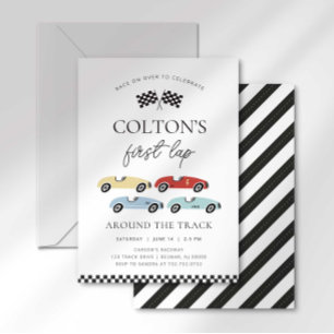 Invitation d'anniversaire Premier Tour Autour de l