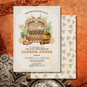 Invitation d'anniversaire Rhinestone Rodeo