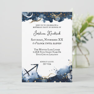 Invitation d'anniversaire Sagittaire Horoscope Cél