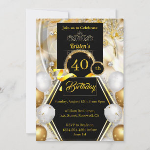 Invitation d'anniversaire simple