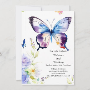 Invitation d'anniversaire simple