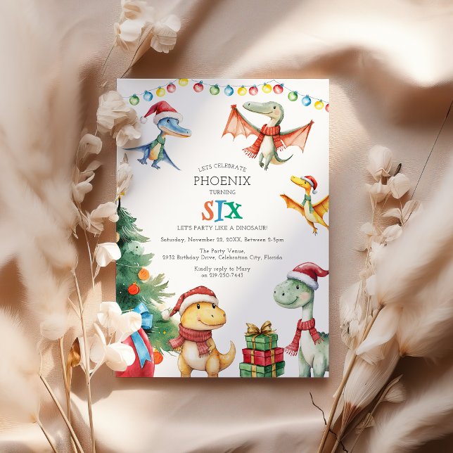 Invitation d'anniversaire sixième pour les enfants (Créateur téléchargé)
