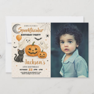 Invitation d'anniversaire Spooktacular Halloween
