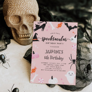 Invitation d'anniversaire Spooktacular Halloween