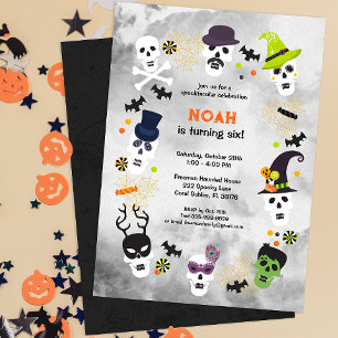 Invitation d'anniversaire Spooktacular Halloween