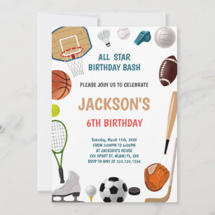 Anniversaire Ping Pong Invitations Faire Part Cartes Zazzle