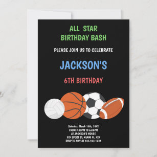 Anniversaire Ping Pong Invitations Faire Part Cartes Zazzle