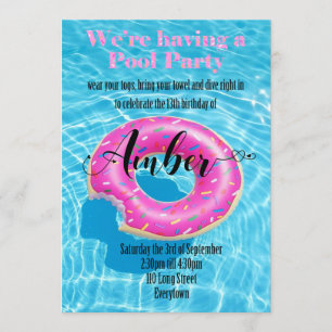 Invitation d'anniversaire sur mesure Super Sweet