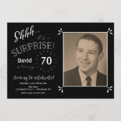 Invitation Surprise 40e Anniversaire Rouge Et Or Zazzle Fr
