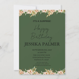 Invitation d'anniversaire surprise