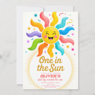 Invitation d'anniversaire Sweet Sunshine