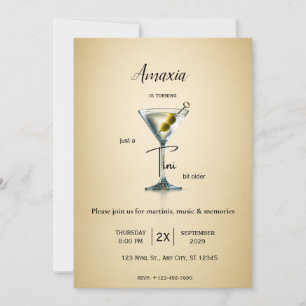  Invitation d'anniversaire Tini Bit Older   Martin