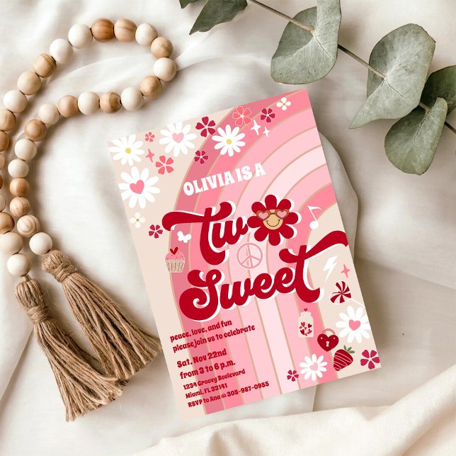 Invitation d'anniversaire Too Sweet (Créateur téléchargé)